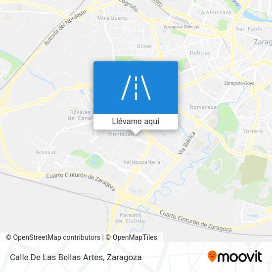 Mapa Calle De Las Bellas Artes