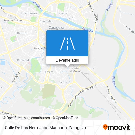 Mapa Calle De Los Hermanos Machado