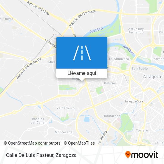 Mapa Calle De Luis Pasteur