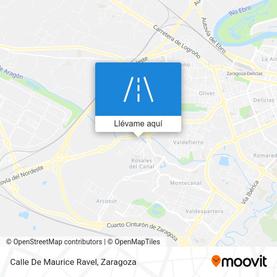 Mapa Calle De Maurice Ravel
