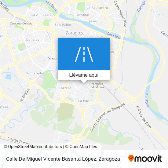 Mapa Calle De Miguel Vicente Basanta López