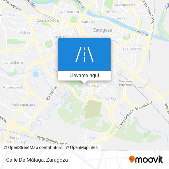 Mapa Calle De Málaga