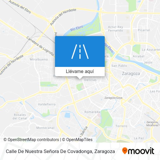 Mapa Calle De Nuestra Señora De Covadonga