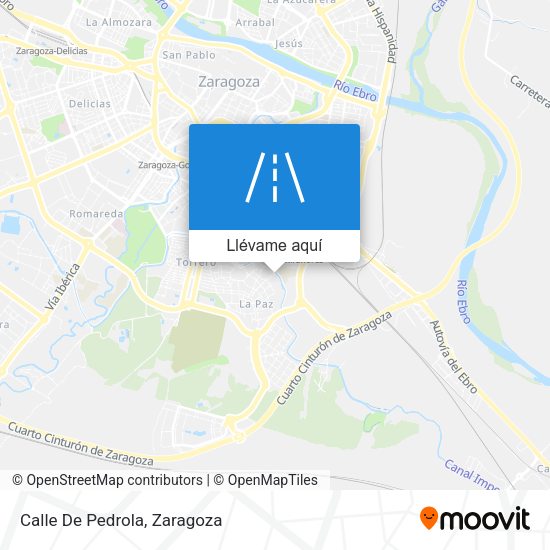 Mapa Calle De Pedrola