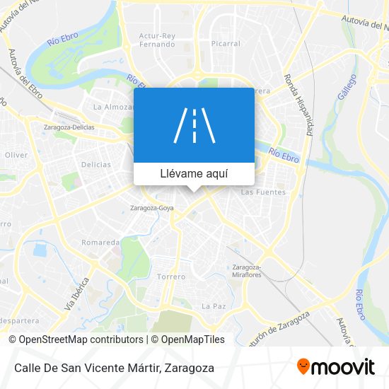 Mapa Calle De San Vicente Mártir