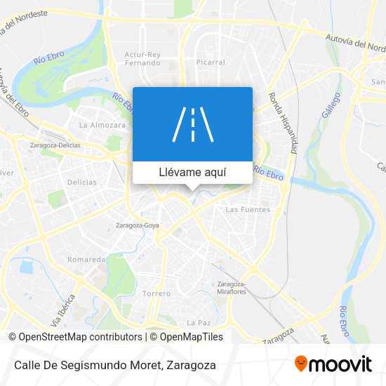 Mapa Calle De Segismundo Moret