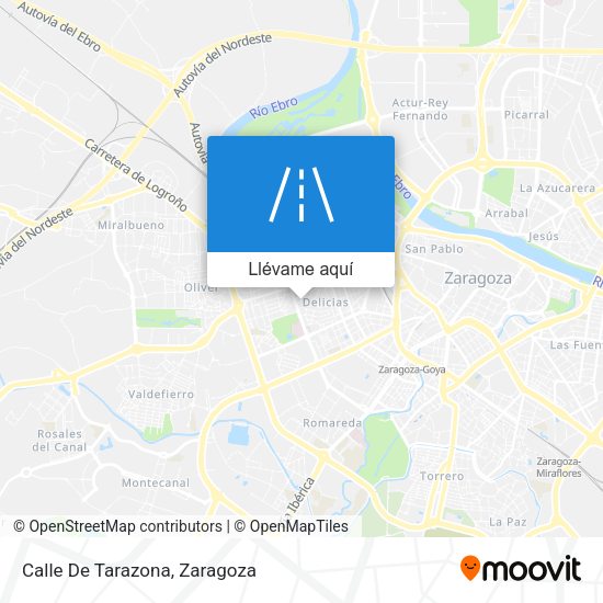 Mapa Calle De Tarazona