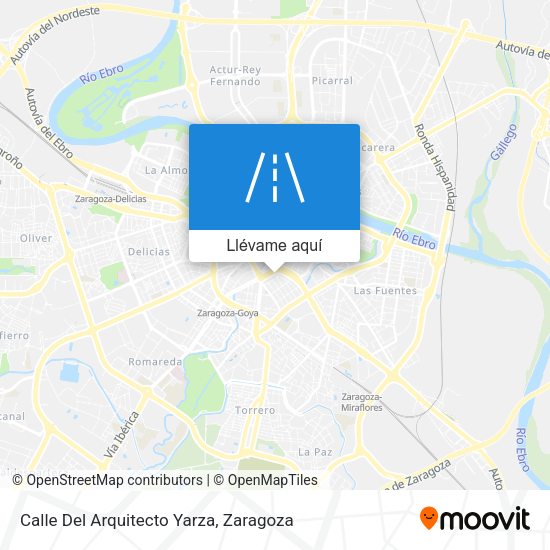 Mapa Calle Del Arquitecto Yarza