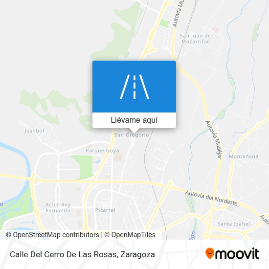 Mapa Calle Del Cerro De Las Rosas