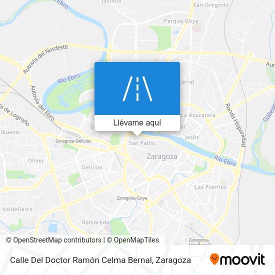 Mapa Calle Del Doctor Ramón Celma Bernal