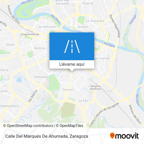 Mapa Calle Del Marqués De Ahumada