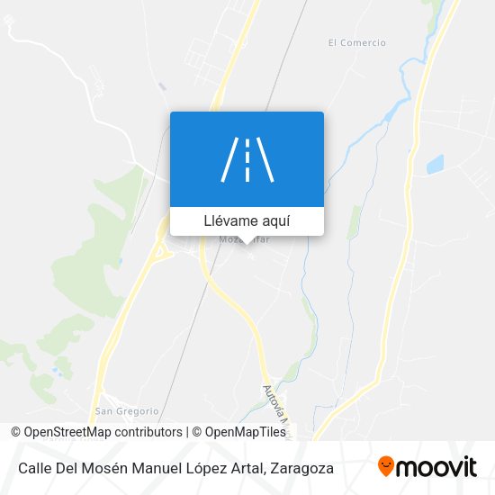 Mapa Calle Del Mosén Manuel López Artal