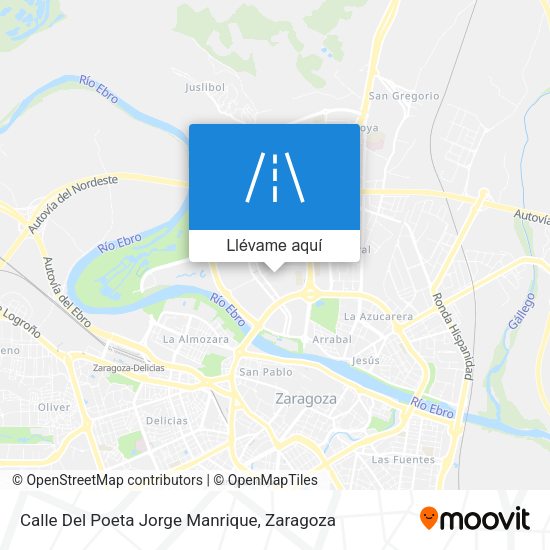 Mapa Calle Del Poeta Jorge Manrique