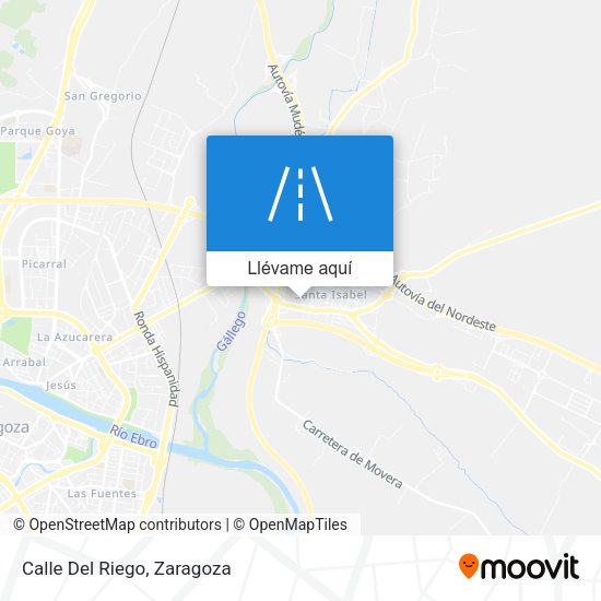 Mapa Calle Del Riego