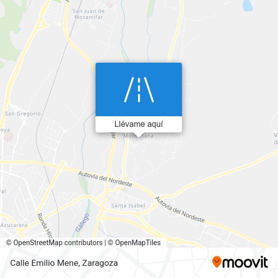 Mapa Calle Emilio Mene