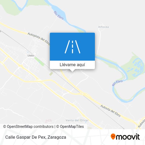 Mapa Calle Gaspar De Pex