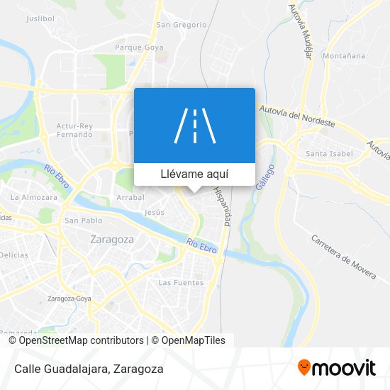 Mapa Calle Guadalajara