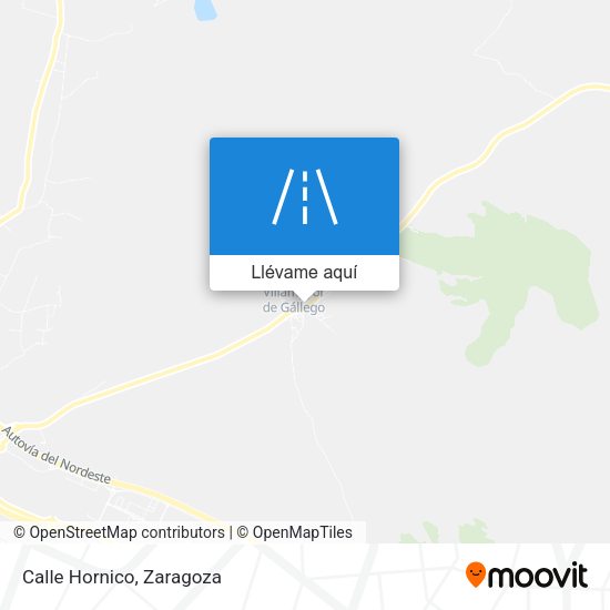 Mapa Calle Hornico