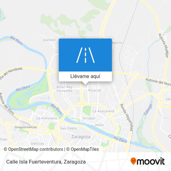Mapa Calle Isla Fuerteventura