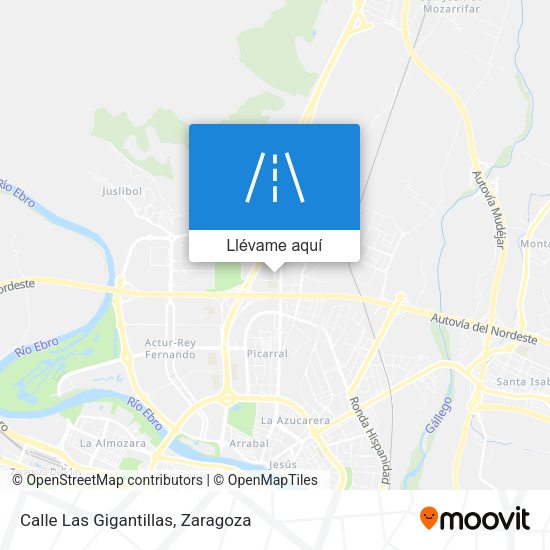 Mapa Calle Las Gigantillas