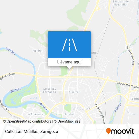Mapa Calle Las Mulillas
