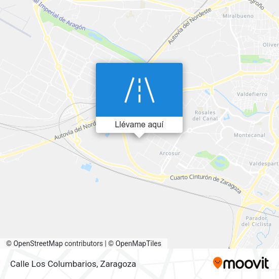Mapa Calle Los Columbarios