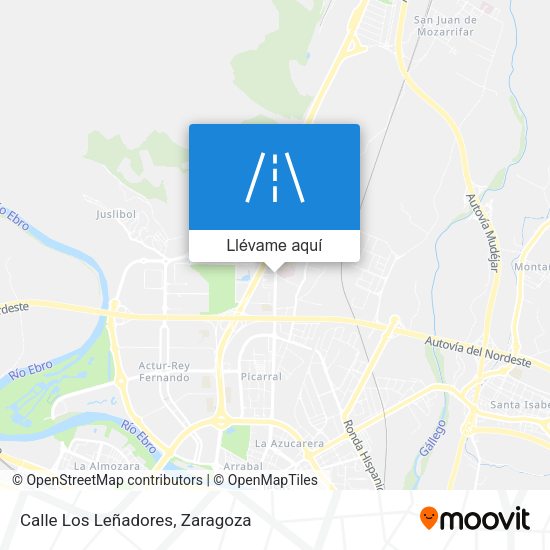 Mapa Calle Los Leñadores