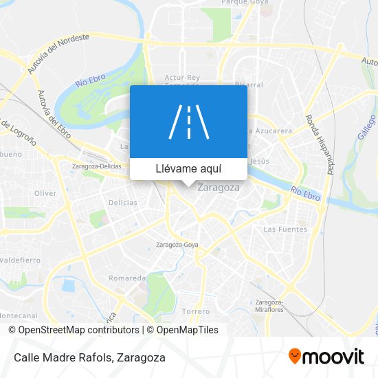 Mapa Calle Madre Rafols