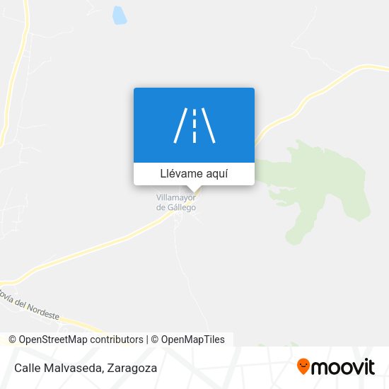 Mapa Calle Malvaseda