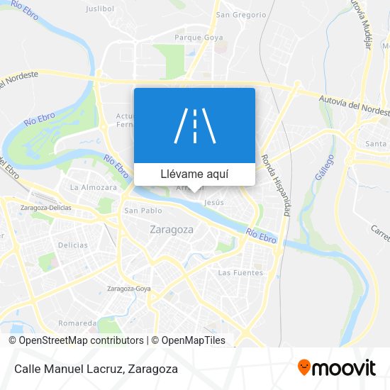 Mapa Calle Manuel Lacruz