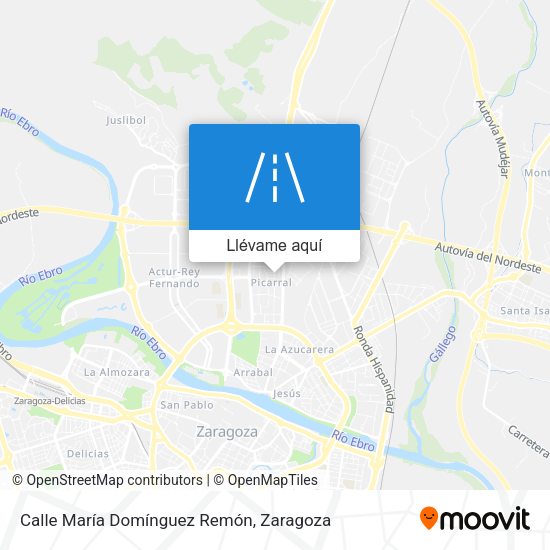 Mapa Calle María Domínguez Remón