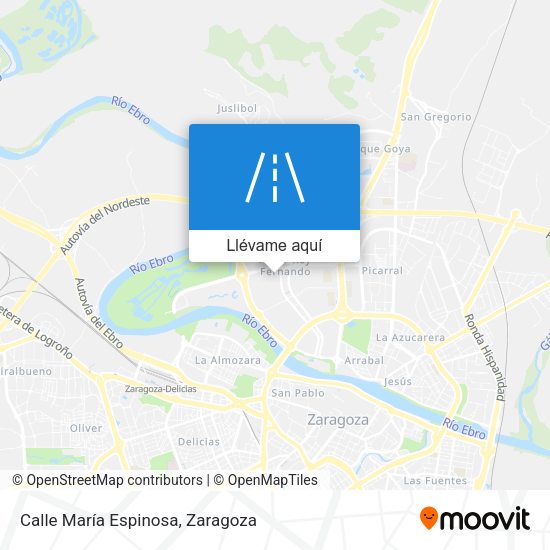 Mapa Calle María Espinosa
