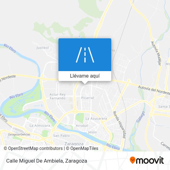 Mapa Calle Miguel De Ambiela