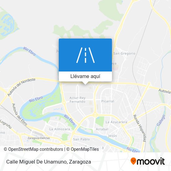 Mapa Calle Miguel De Unamuno