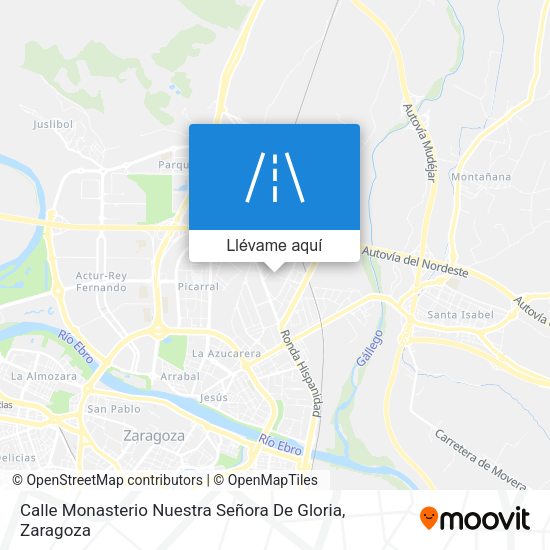 Mapa Calle Monasterio Nuestra Señora De Gloria