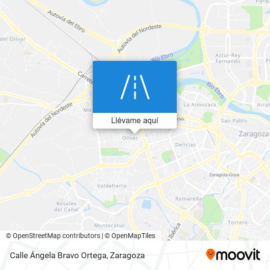 Mapa Calle Ángela Bravo Ortega