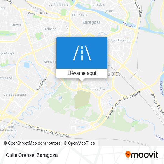 Mapa Calle Orense