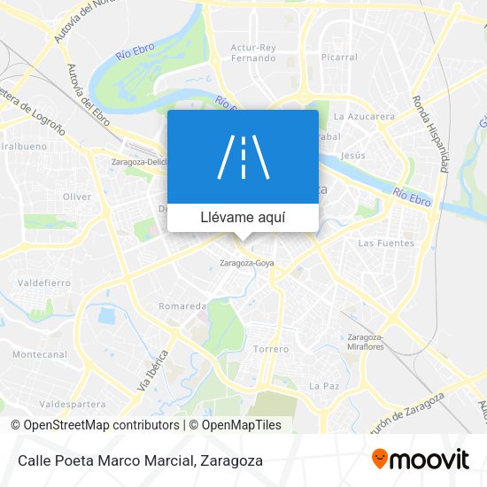 Mapa Calle Poeta Marco Marcial