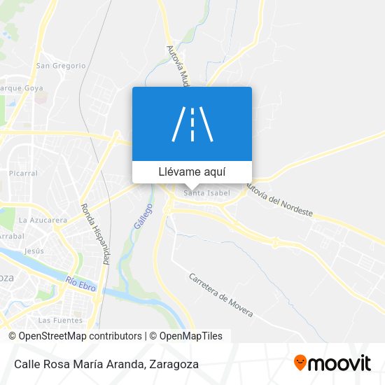 Mapa Calle Rosa María Aranda