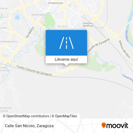 Mapa Calle San Nicolo