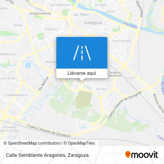 Mapa Calle Semblante Aragonés