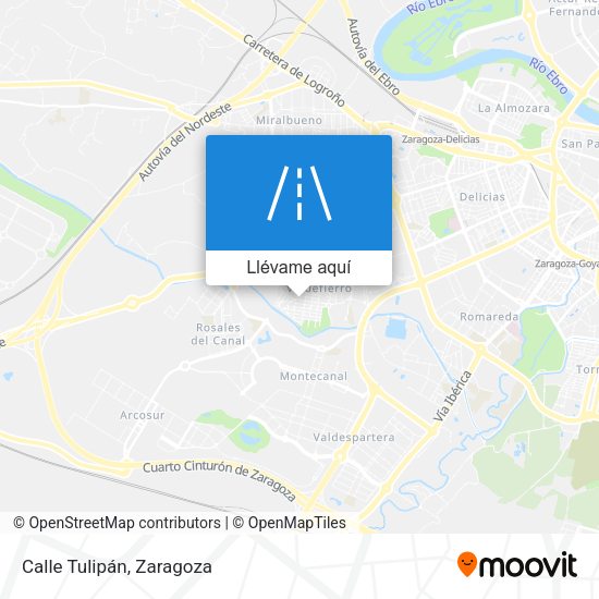 Mapa Calle Tulipán