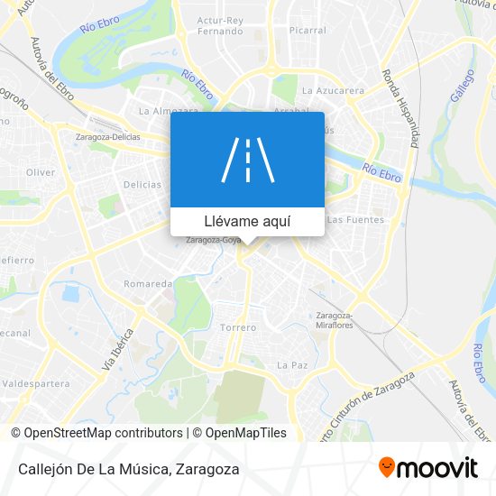 Mapa Callejón De La Música