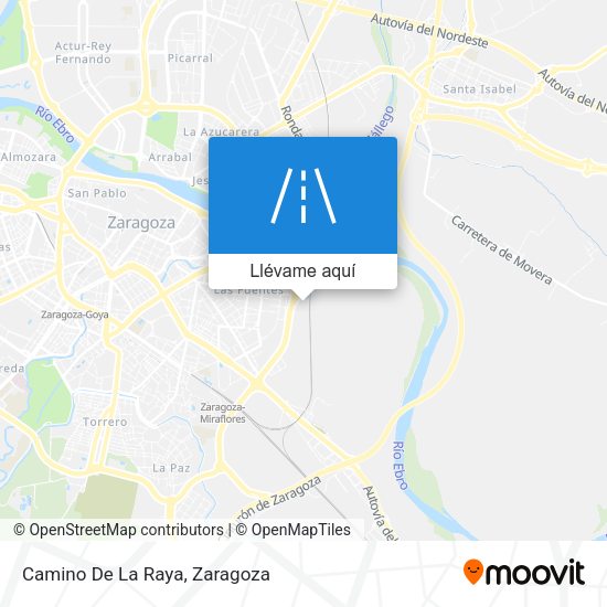 Mapa Camino De La Raya