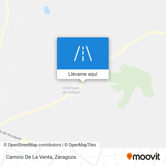 Mapa Camino De La Venta