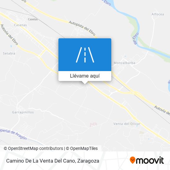 Mapa Camino De La Venta Del Cano