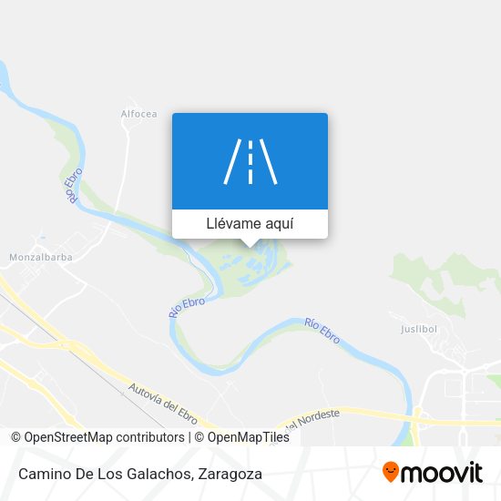 Mapa Camino De Los Galachos