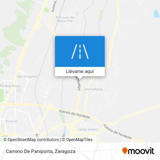 Mapa Camino De Paniporta