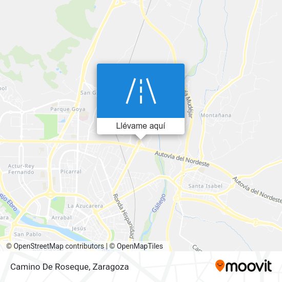 Mapa Camino De Roseque