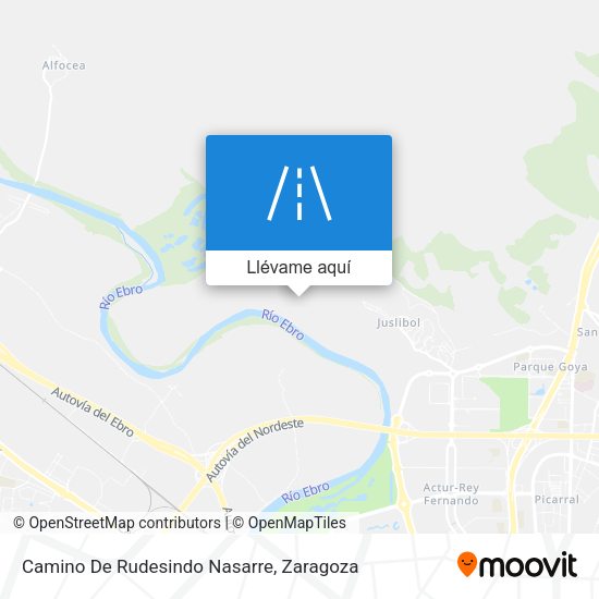 Mapa Camino De Rudesindo Nasarre